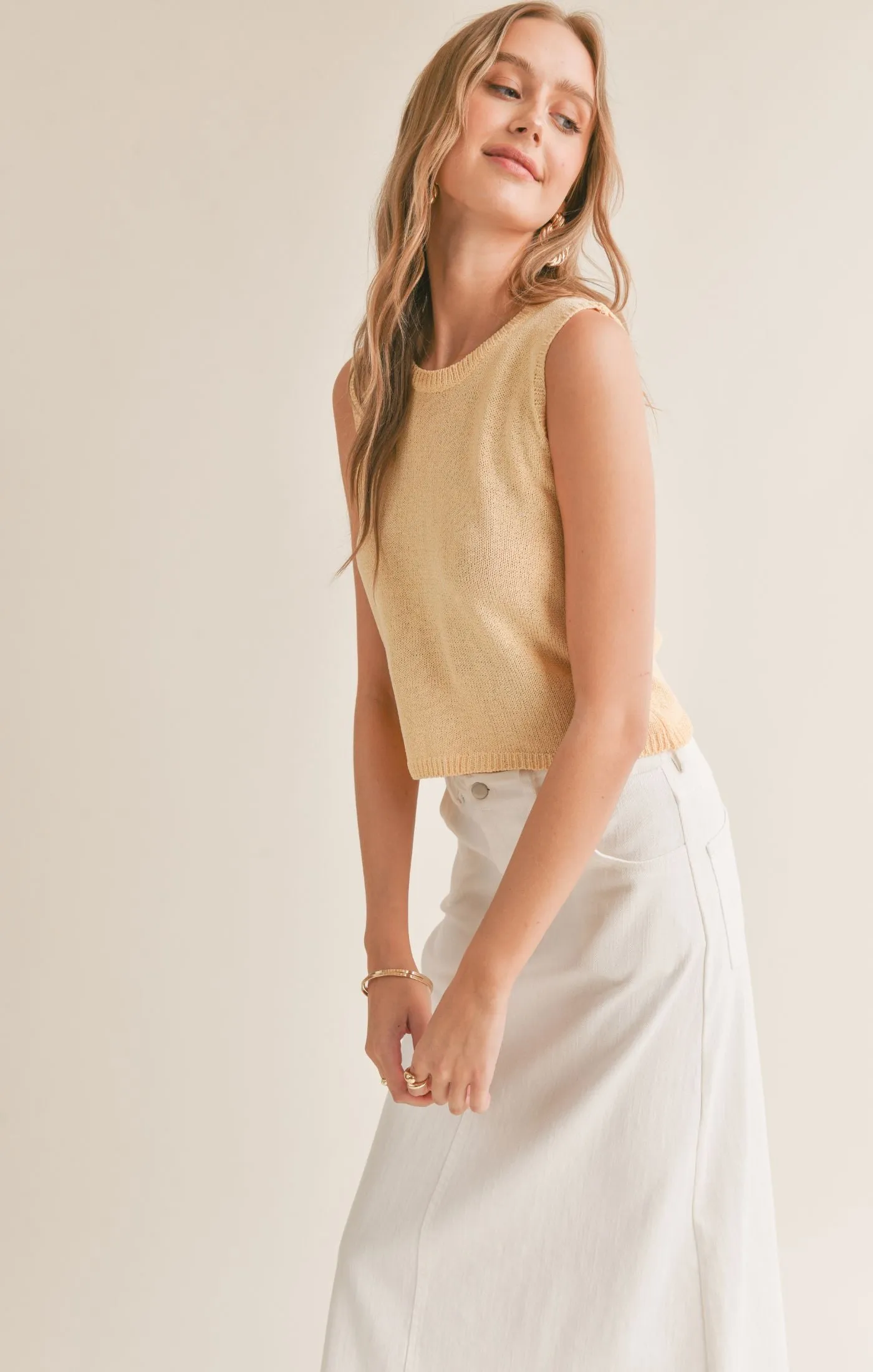 Sadie And Sage Julie Knit Tank