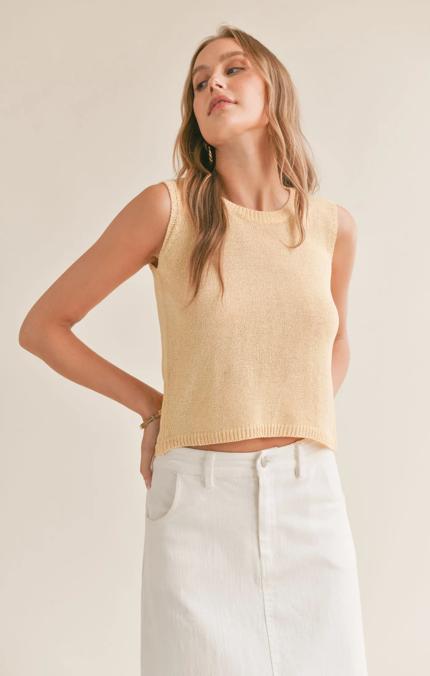 Sadie And Sage Julie Knit Tank