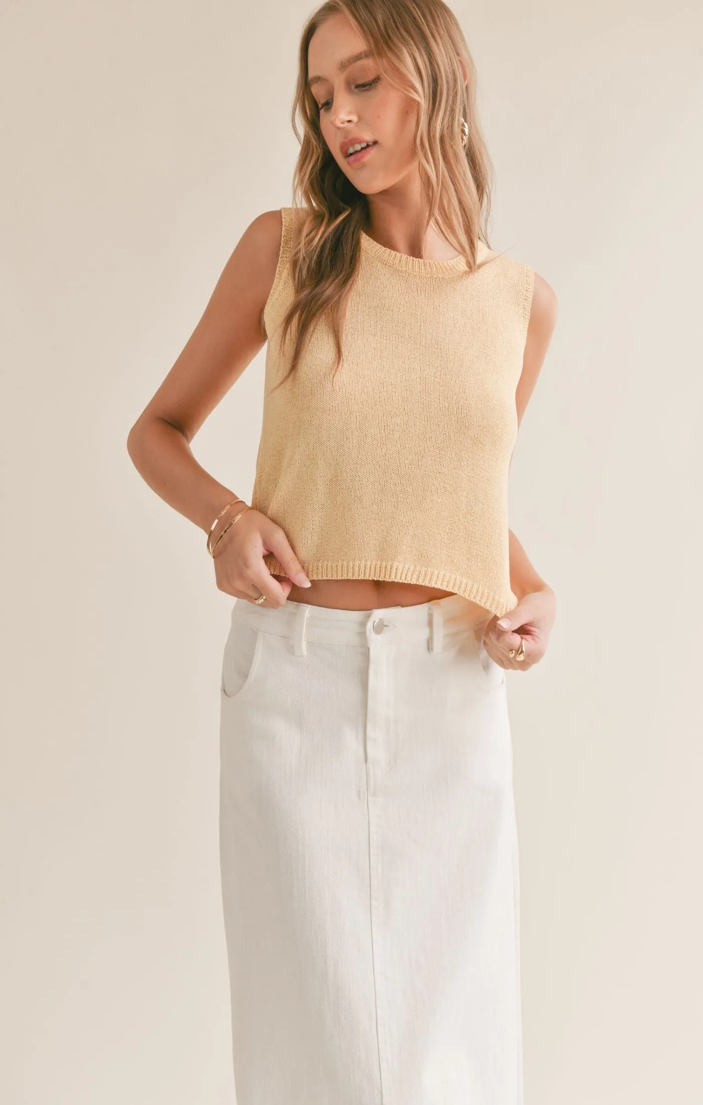 Sadie And Sage Julie Knit Tank