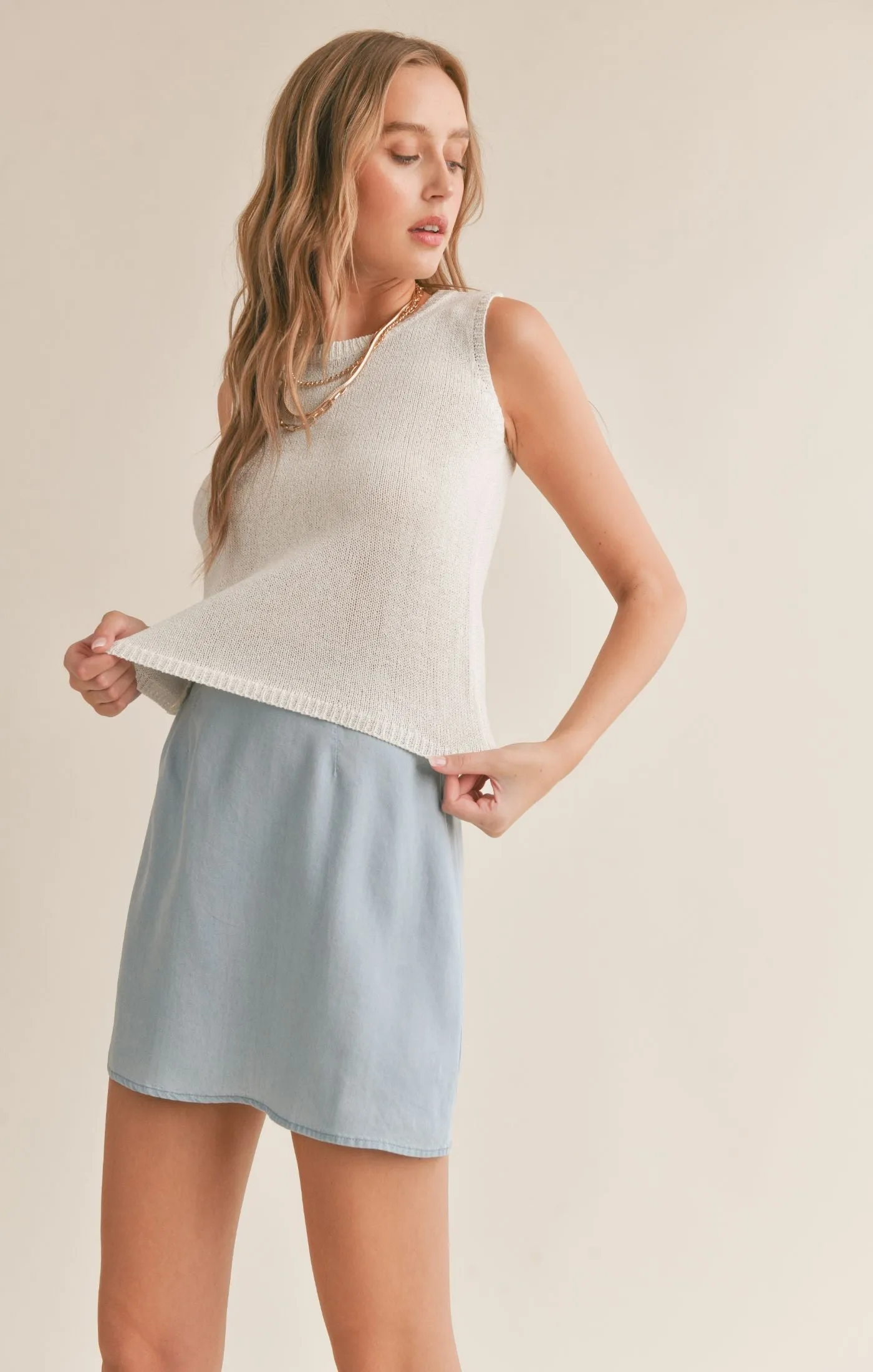 Sadie And Sage Julie Knit Tank