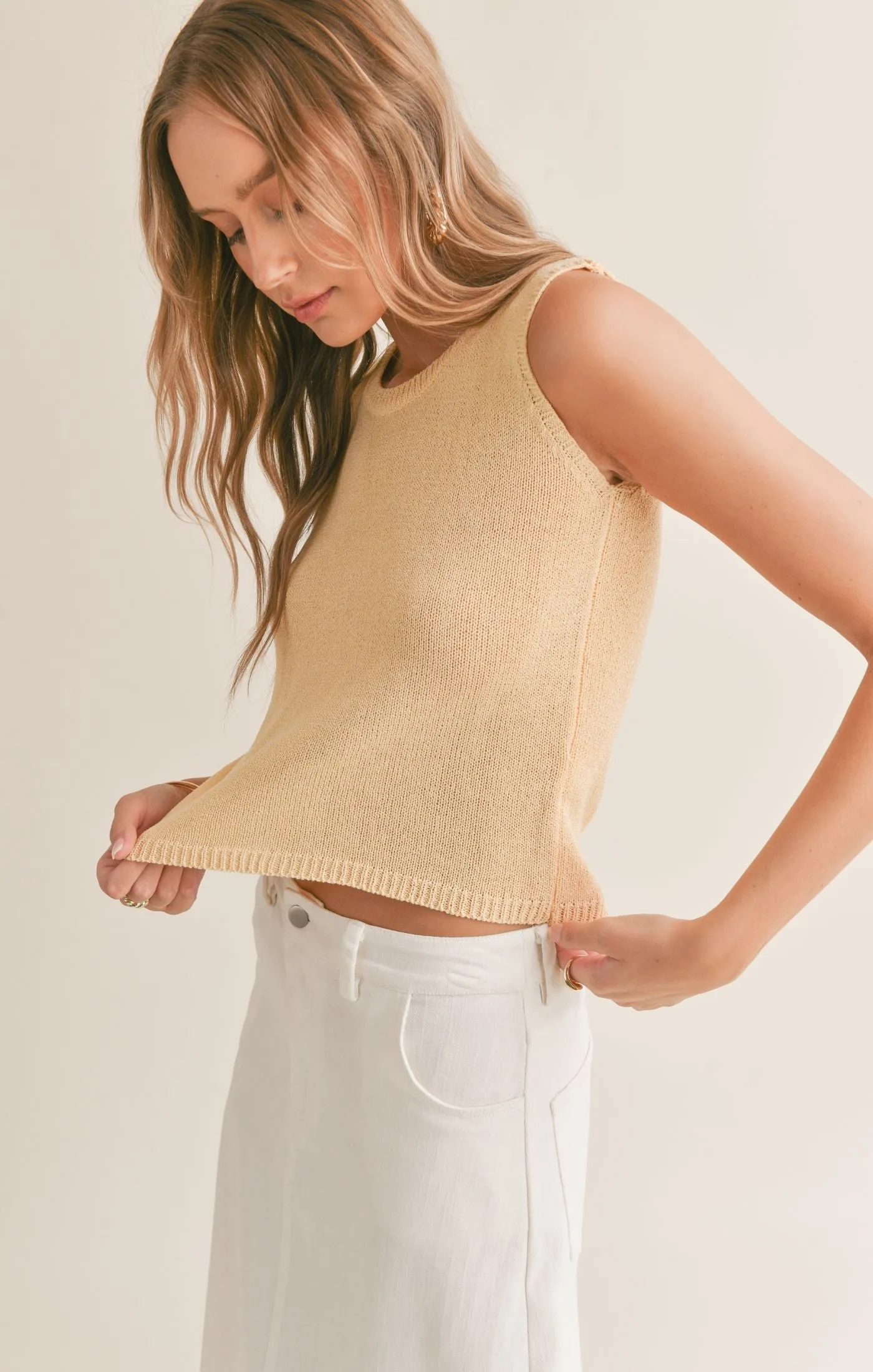 Sadie And Sage Julie Knit Tank