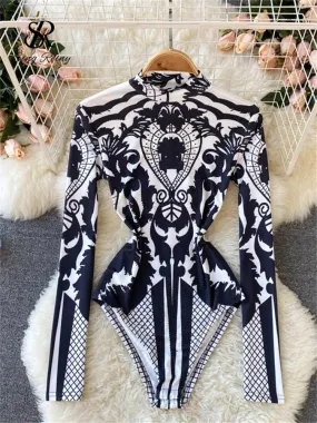 Stand Collar Jumpsuits