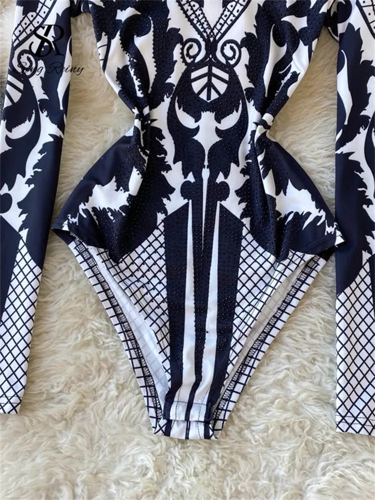Stand Collar Jumpsuits
