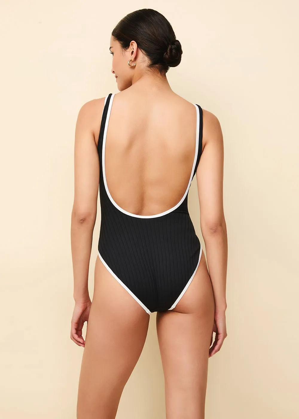 The Anne-Marie Ribbed One Piece
