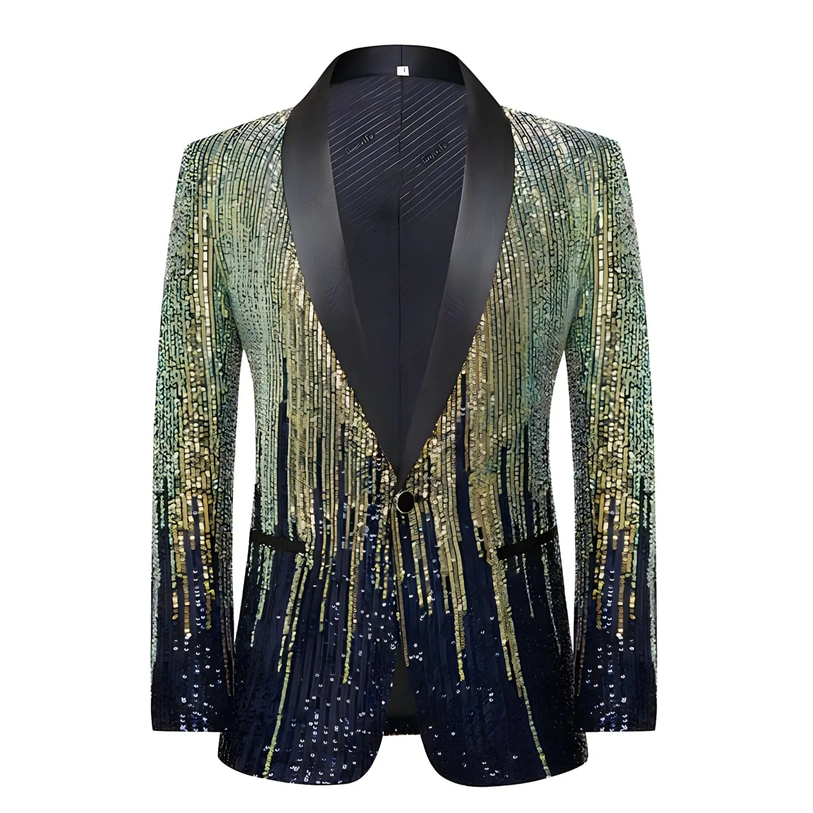 The Celestin Slim Fit Sequin Blazer Suit Jacket