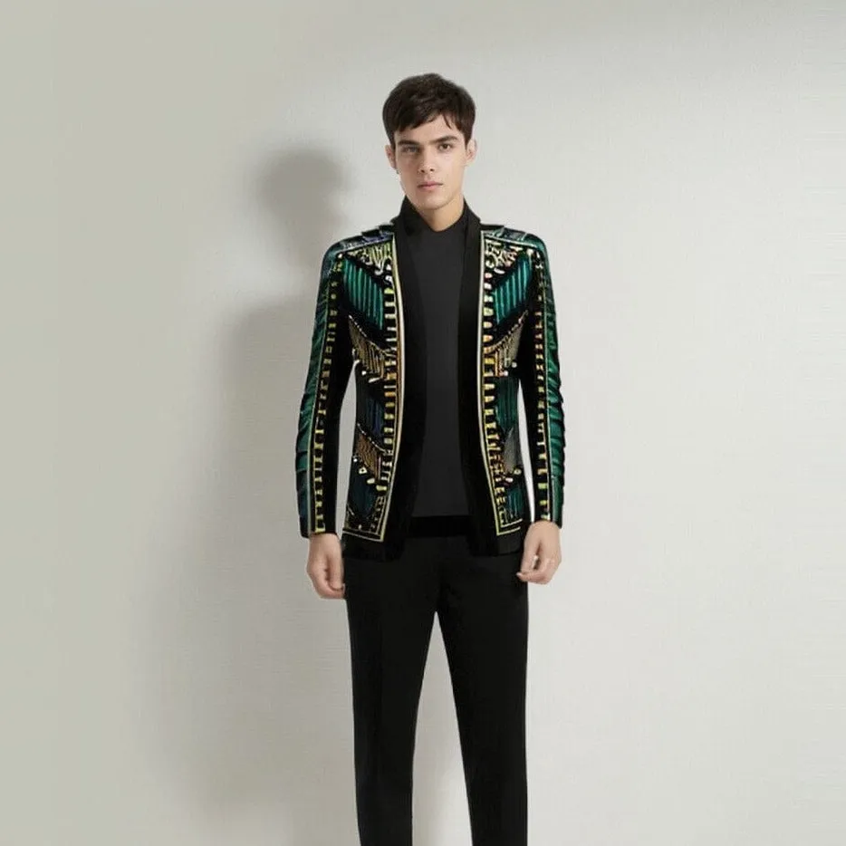 The Seychelles Embroidered Open Front Jacket
