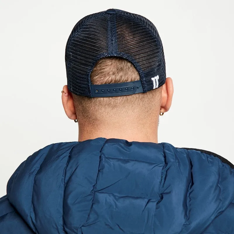 Trucker Cap High Build Logo - Navy