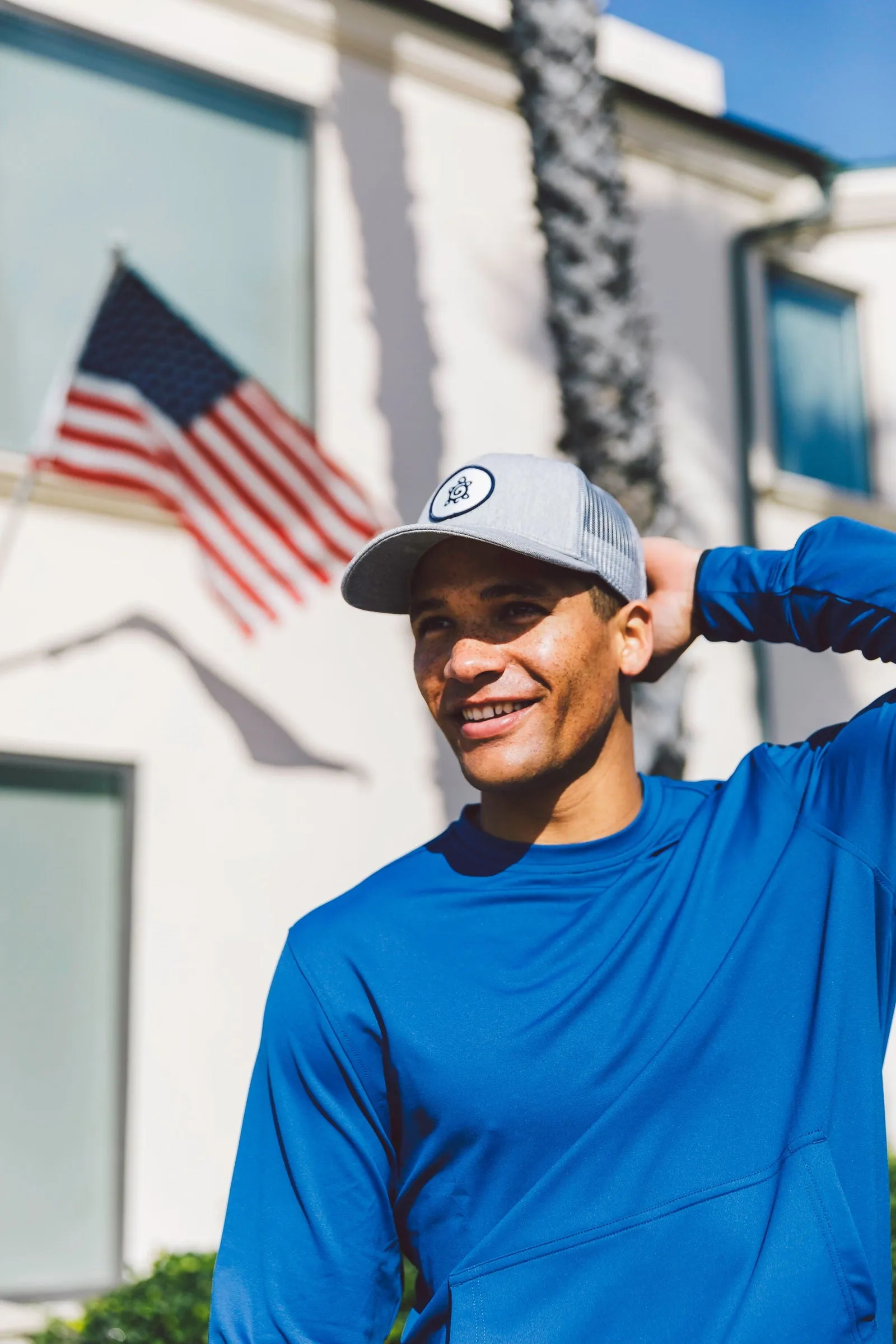 Trucker Twill Mesh Cap - Grey