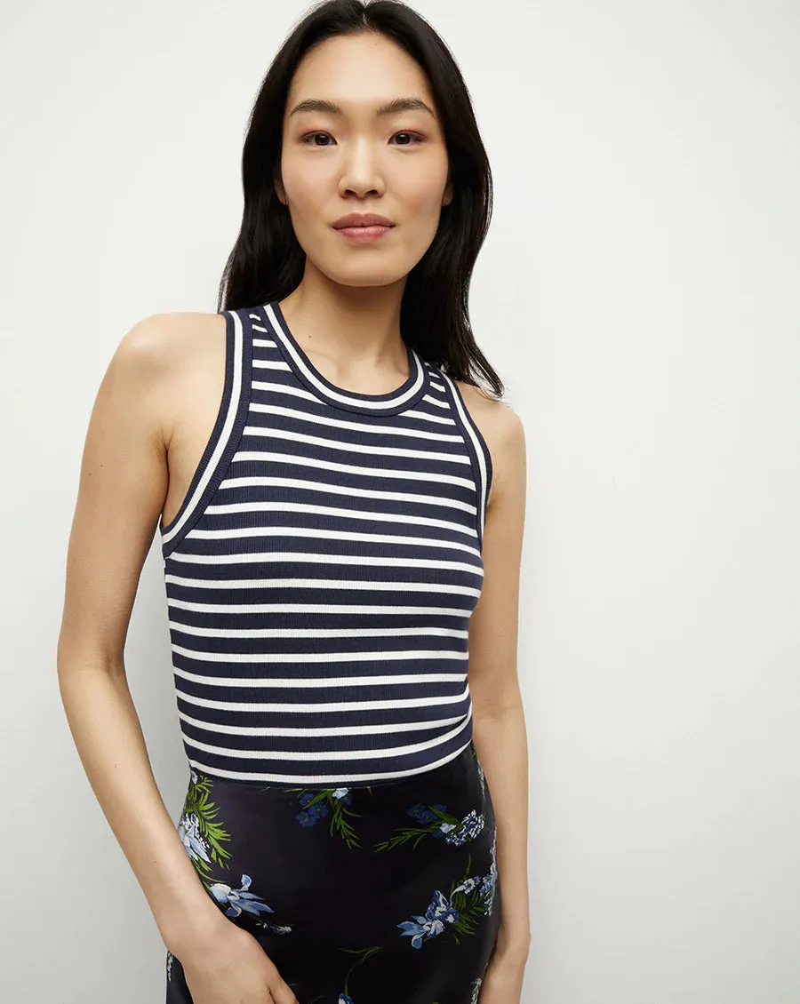 VERONICA BEARD CROPPED JORDYN TANK
